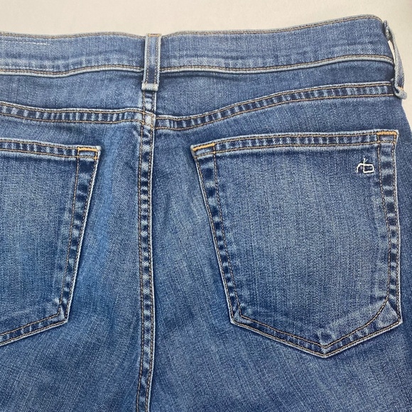 RAG & BONE Dre Capri Low-Rise Jeans in Livingston Wash Size 26 - Picture 11 of 11